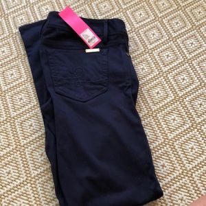 Lily Pulitzer Size 4 Midnight Navy Skinny pant